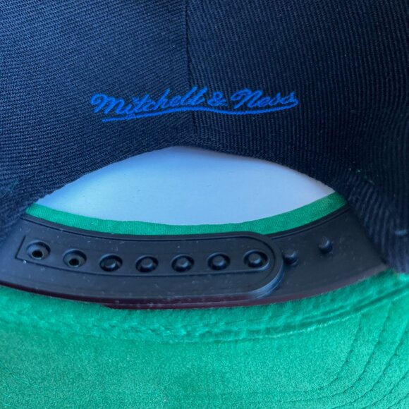 MITCHELL & NESS LOS ANGELES DODGERS SNAPBACK HAT Black Adjustable Structured NEW - Picture 5 of 6